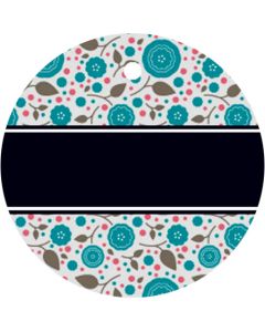 Designer Pet Id Tags in Round Shape #046